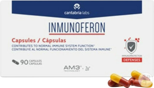 Inmunoferon Complément Alimentaire Pour Résistance Et Immunité 90 Capsules