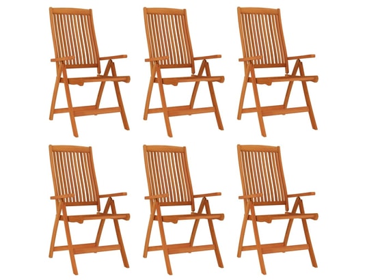 LES TENDANCES - Ensemble table et chaises de jardin-brun-6 places-400600