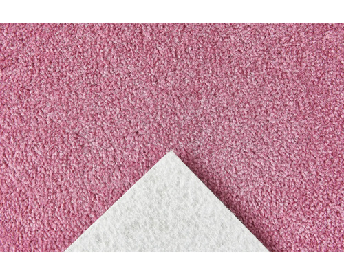 Velours tapijt Ines roze 400 cm breed (per meter verkocht)