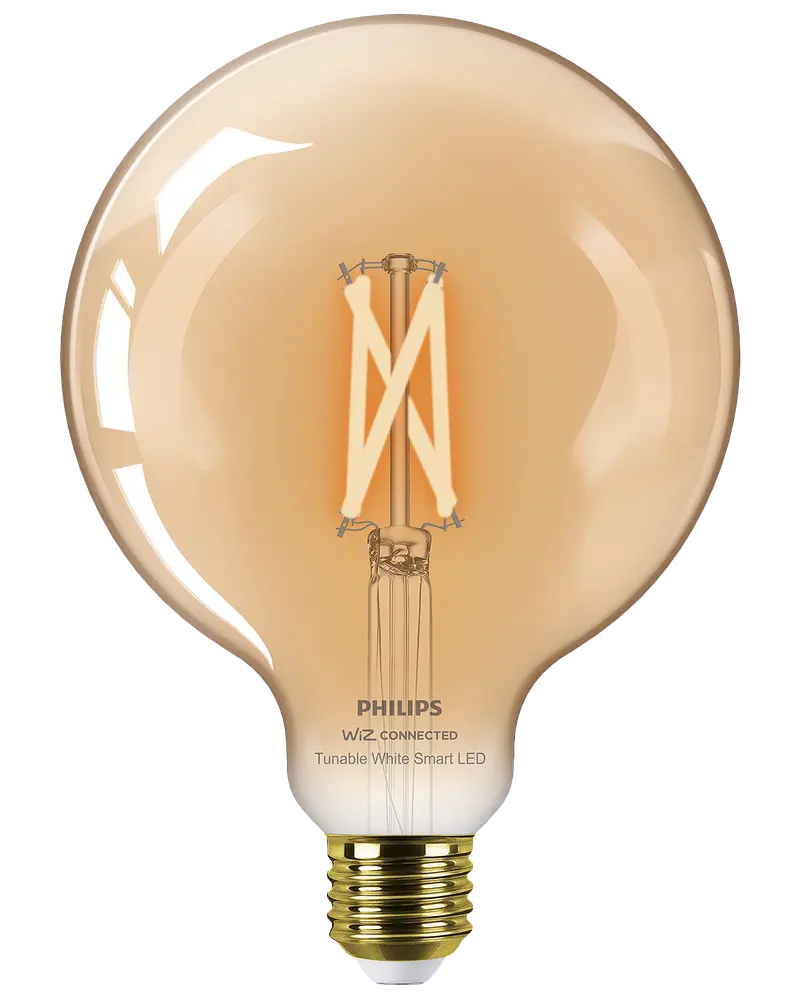 PHILIPS Smart LED-pære 7W E27 G125 - WarmToCool