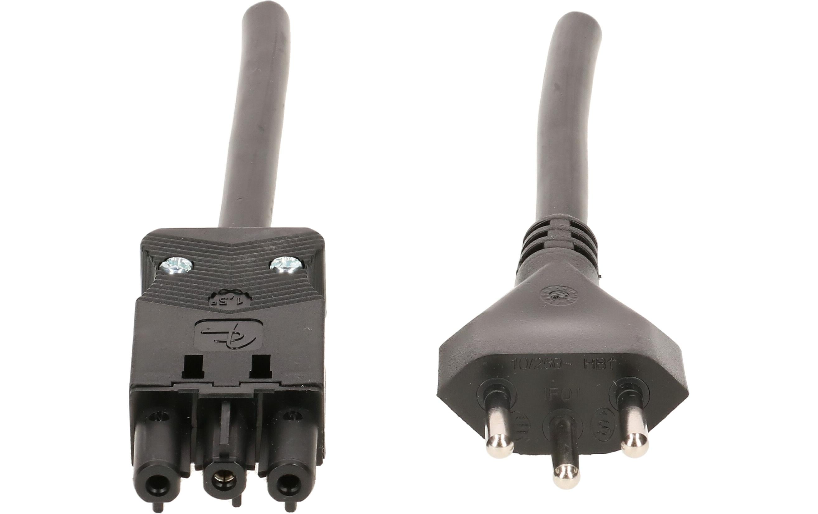 Netzkabel 5 m GST18I3-T12Gerätezuleitung CH, GST18 Stecksystem, 5 m