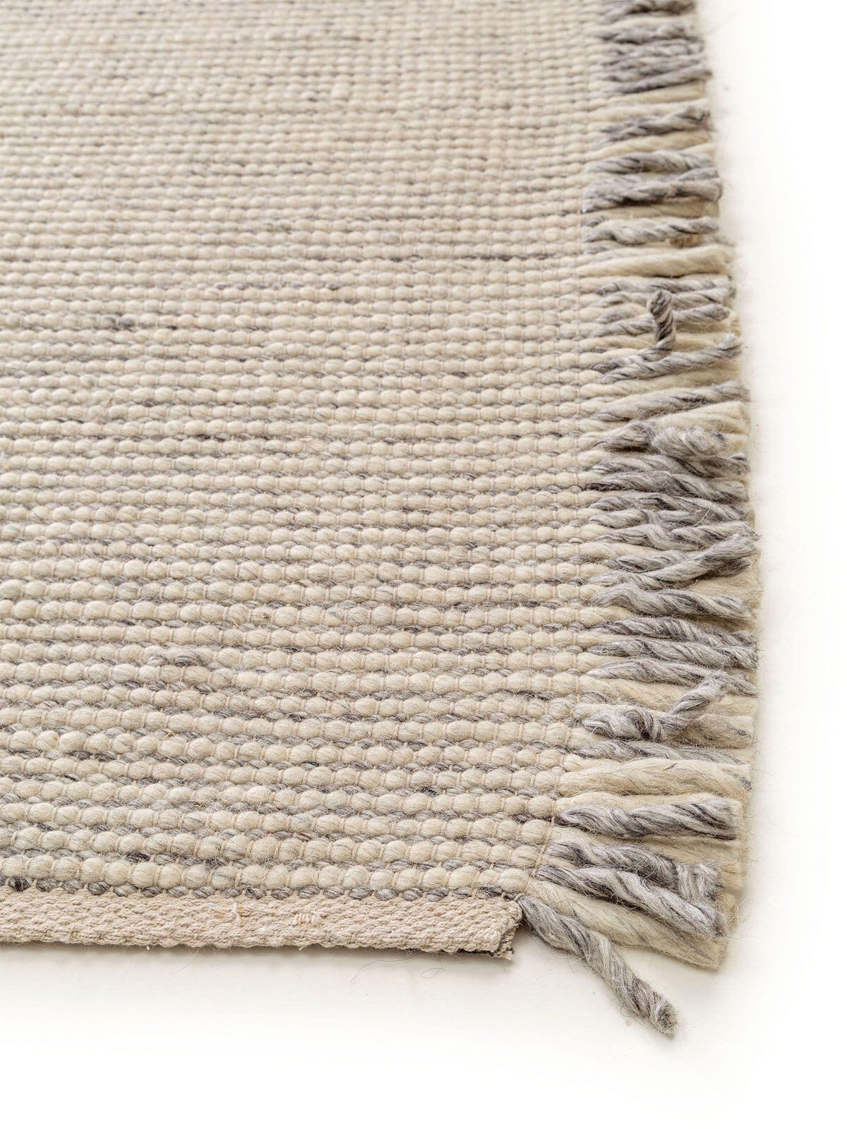 benuta pure Teppich MARY 120 x 170 cm ivory/hellgrau