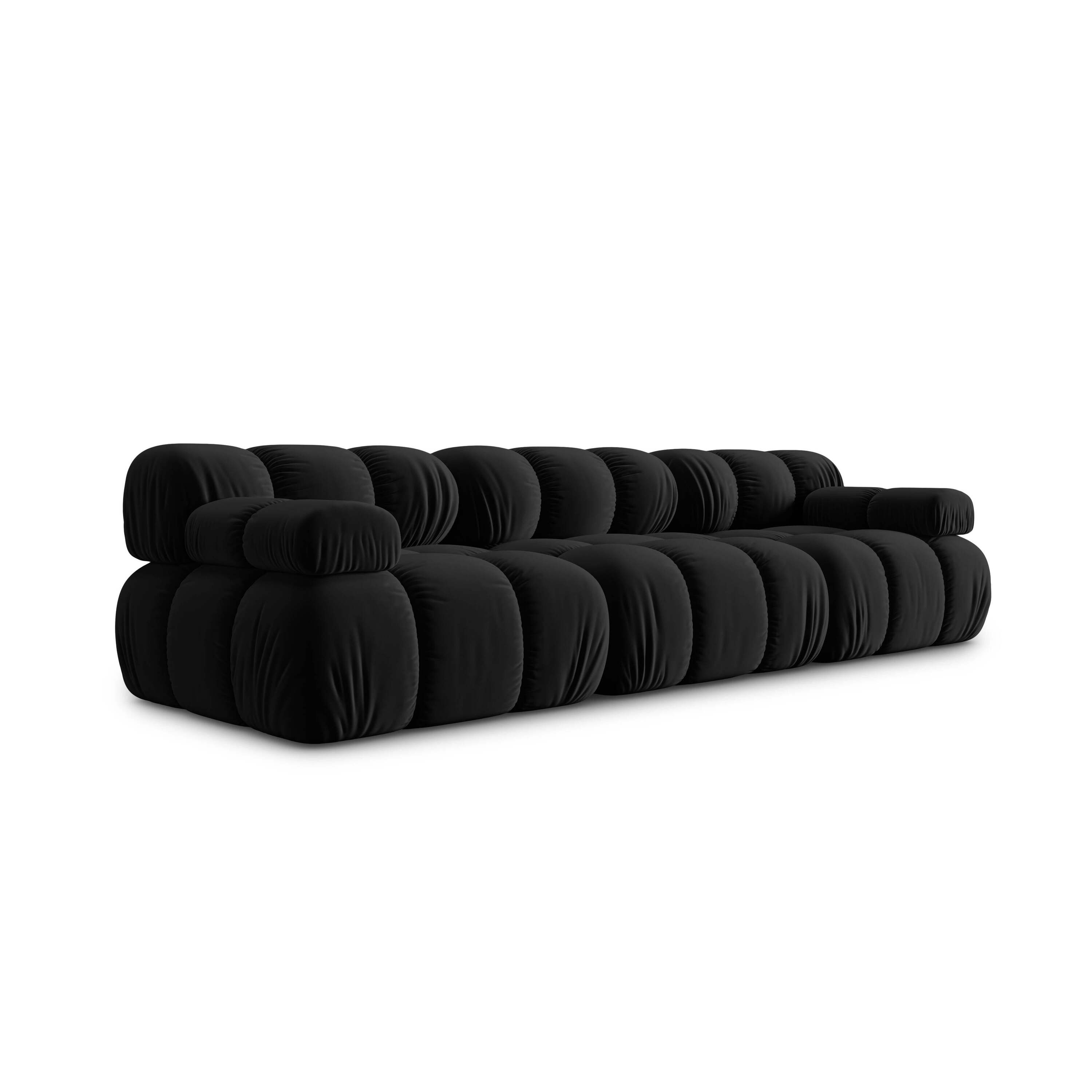 Milo Casa Tropea Modulaire 3-zitsbank - Zwart