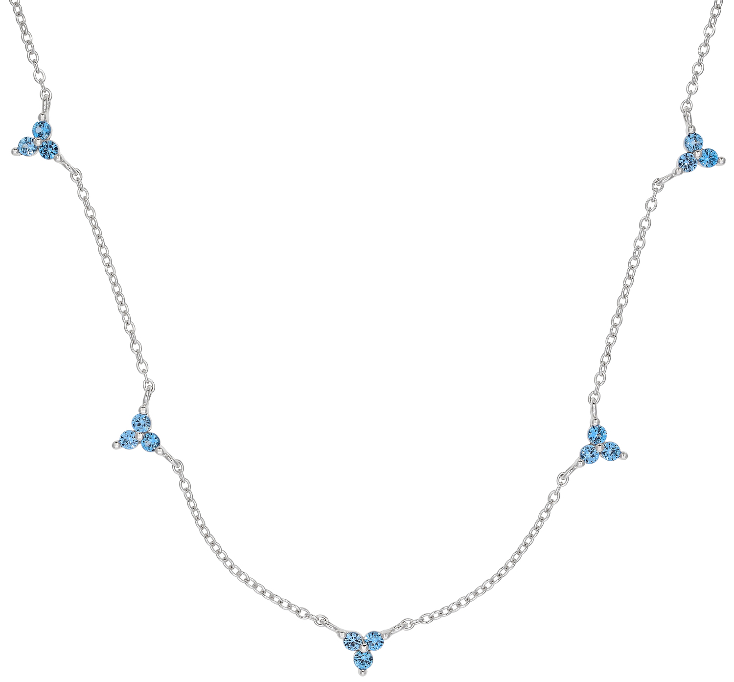 Kette - Blue Triangles