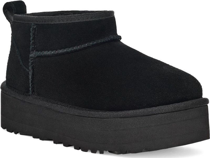 UGG - Classic Ultra Mini Platform - Kuitlaarzen - Suède - Zacht