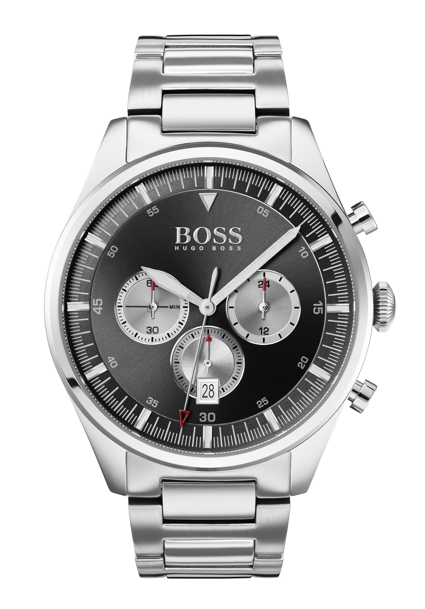 Boss Herrenuhr Pioneer Schwarz 1513712