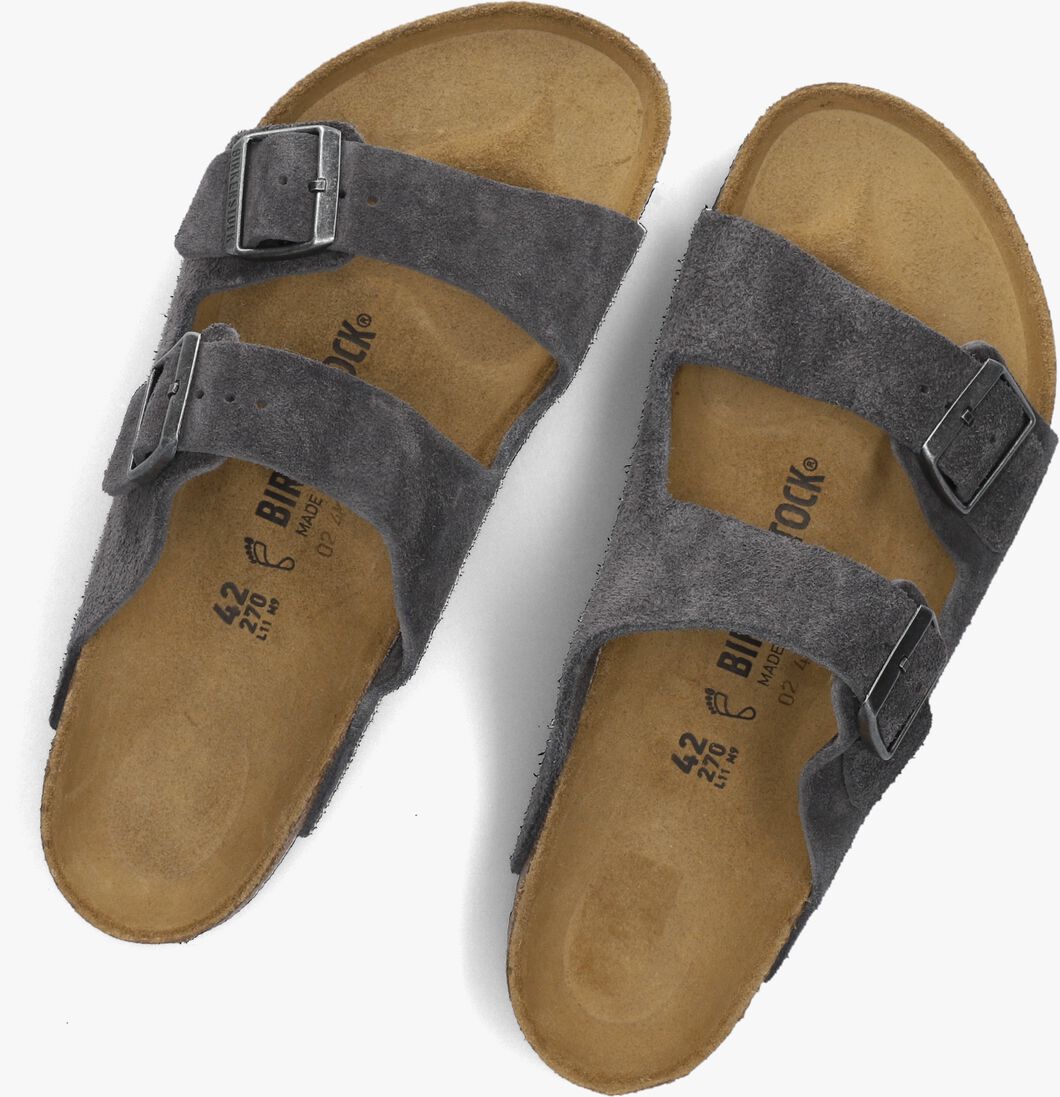 grijze birkenstock slippers arizona heren