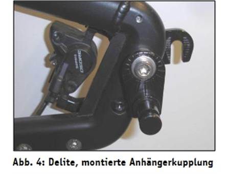 ADAPTER-PLATTER R&M für Veloanhänger  black