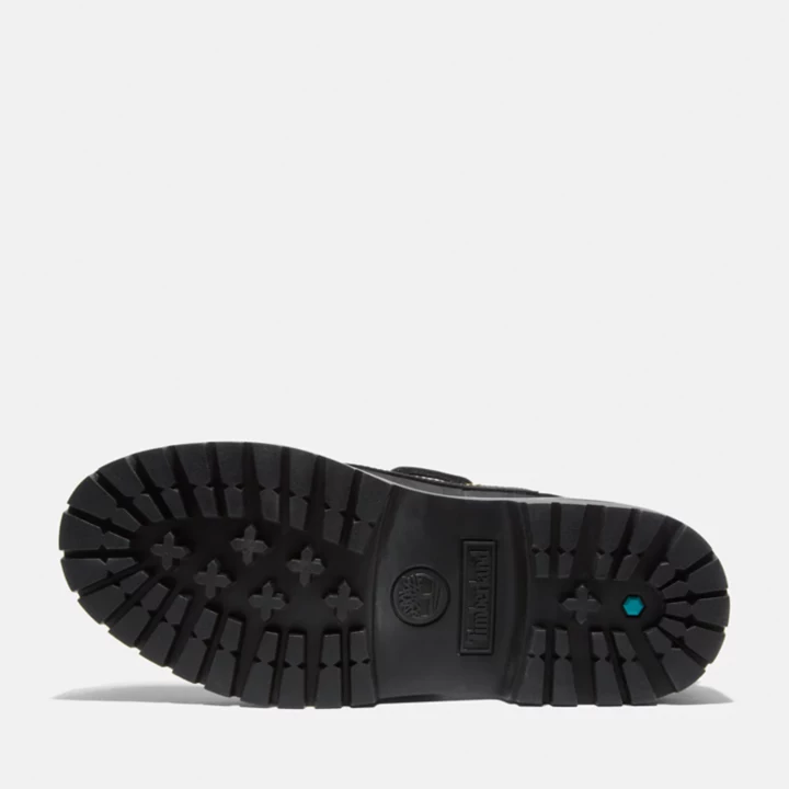 Chaussure bateau Stone Street pour femme en noir