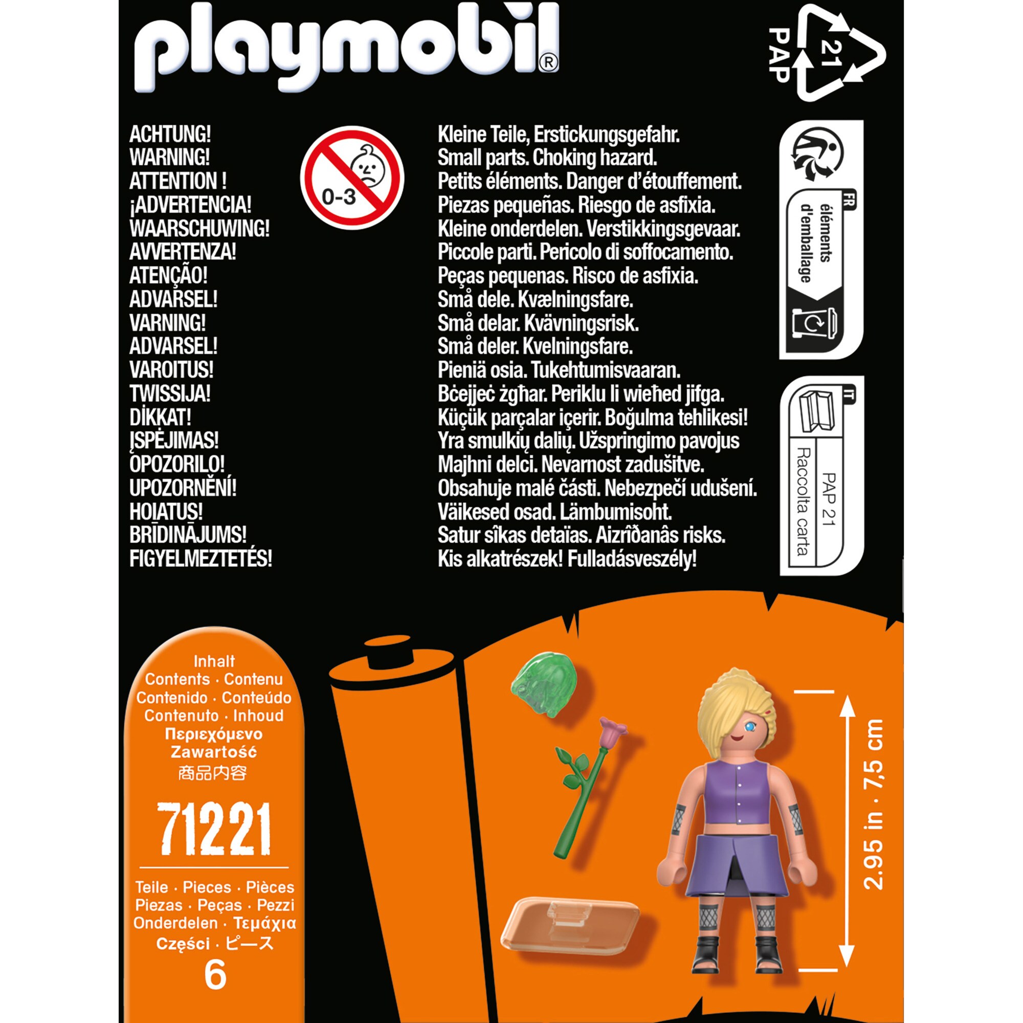 PLAYMOBIL Konstruktionsspielzeug Naruto Shippuden - Ino