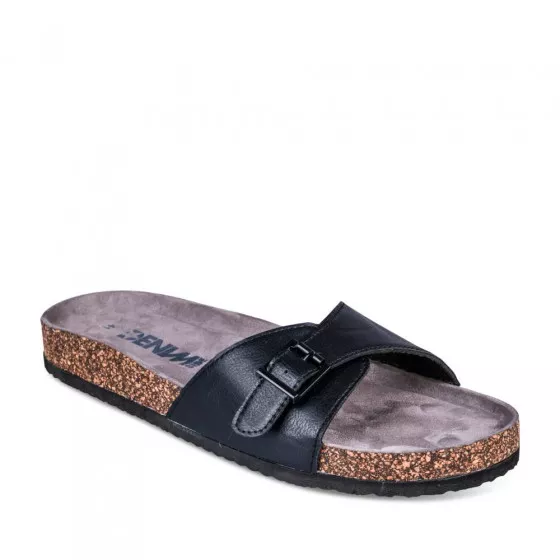 Mules NOIR DENIM SIDE
