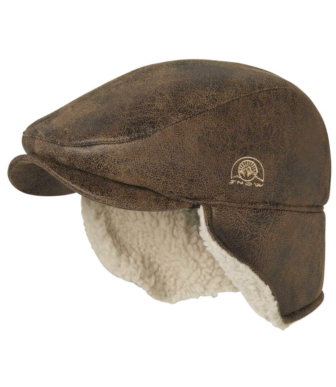 Casquette Cache-Oreilles Suédine et Sherpa Snow