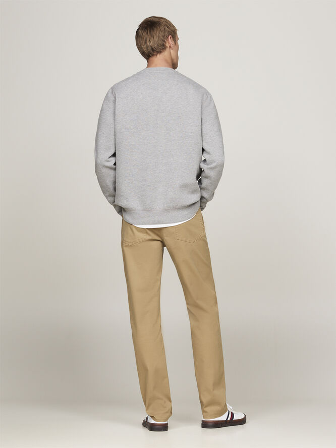 Tommy Hilfiger ESSENTIAL FLEECE CREWNECK Medium grey heather