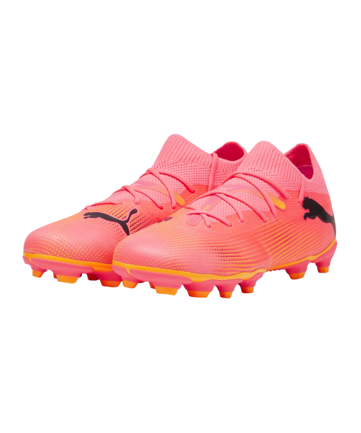 PUMA FUTURE 7 Match FG/AG Jr Kids The Forever Faster Rosa Schwarz F03