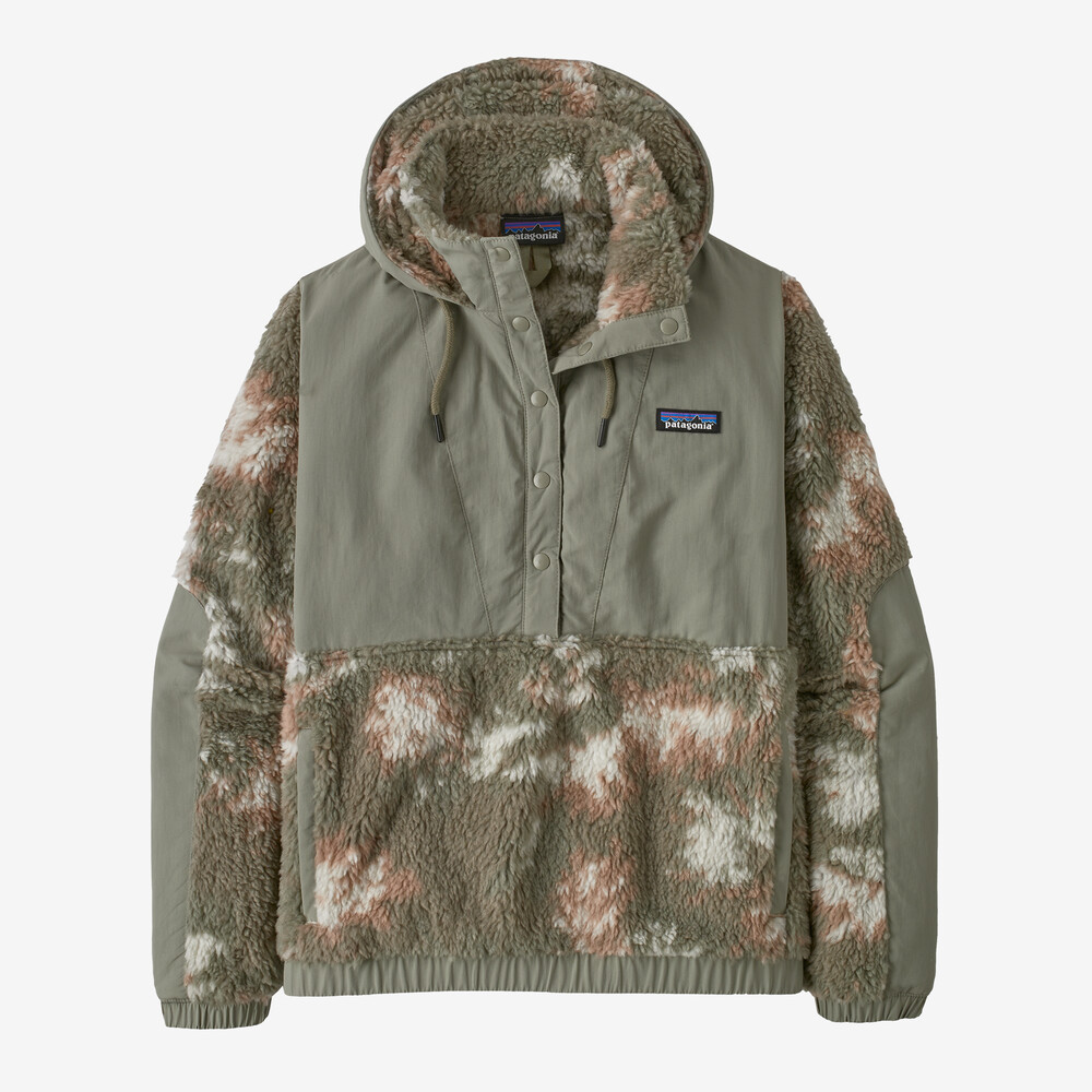 Damen-Fleecepullover mit Retro-X-Fleece-Einsatz