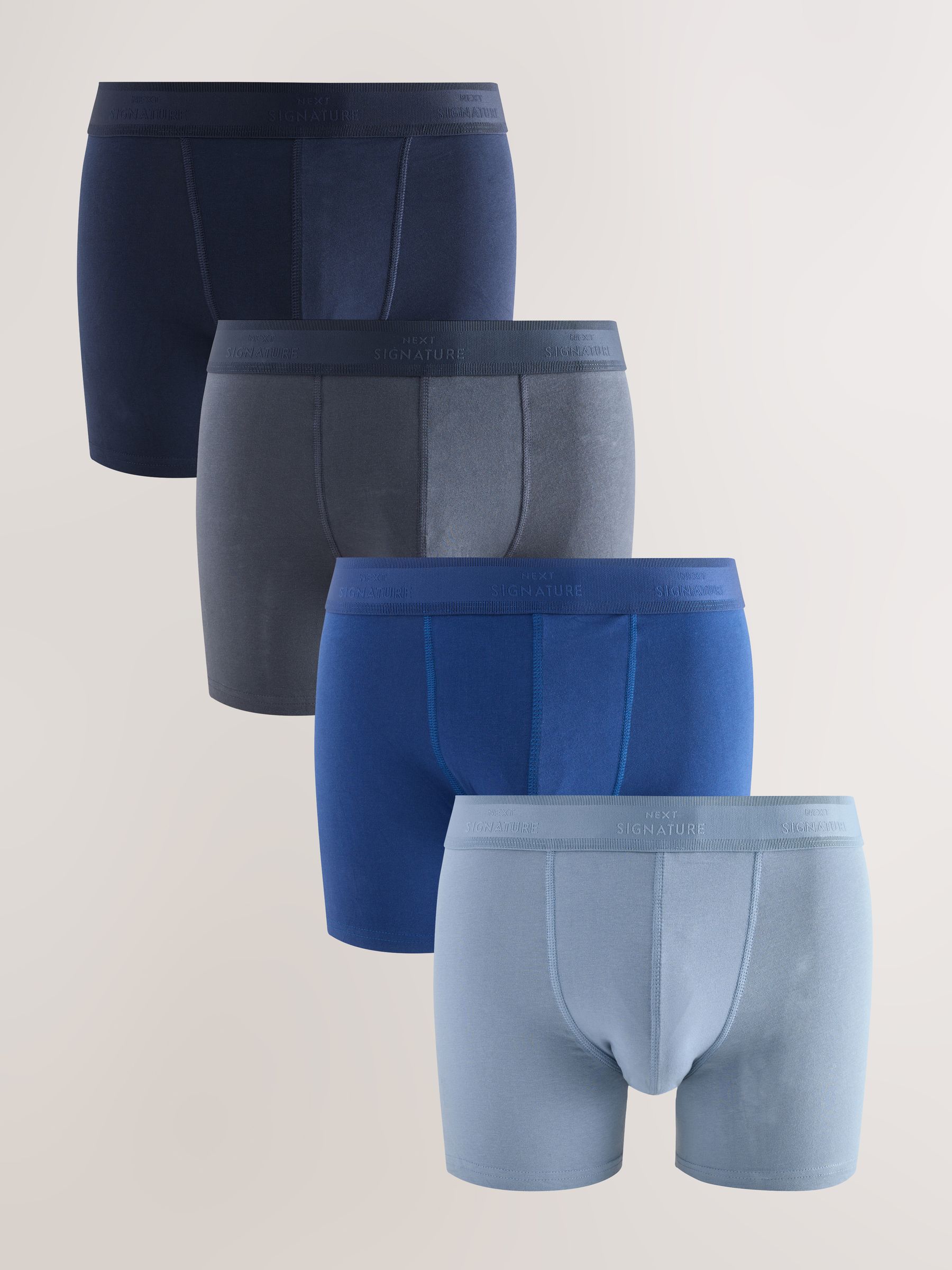 Blauw - Signature Comfort Zachte Boxershorts