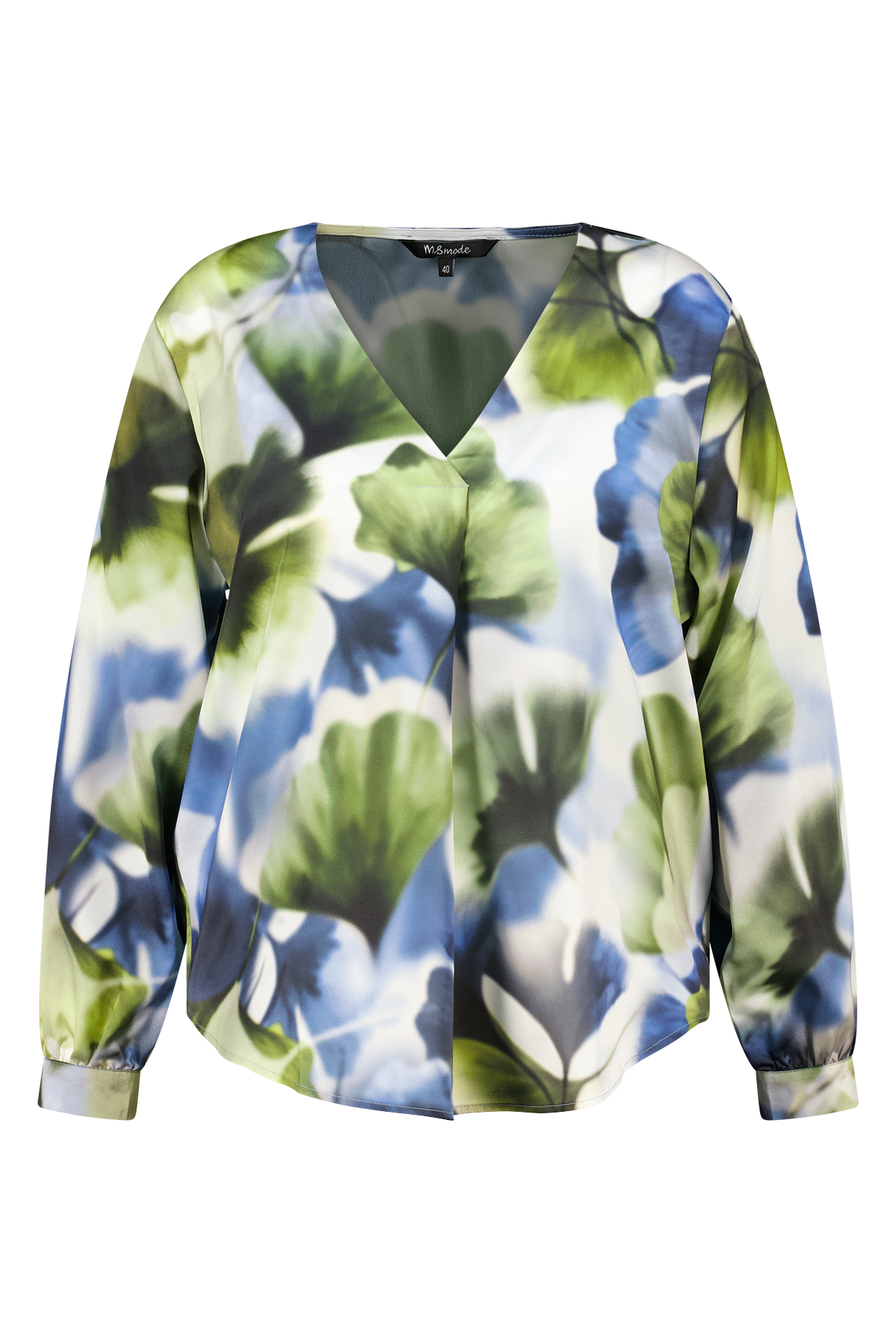 Blouse met print Multi Green