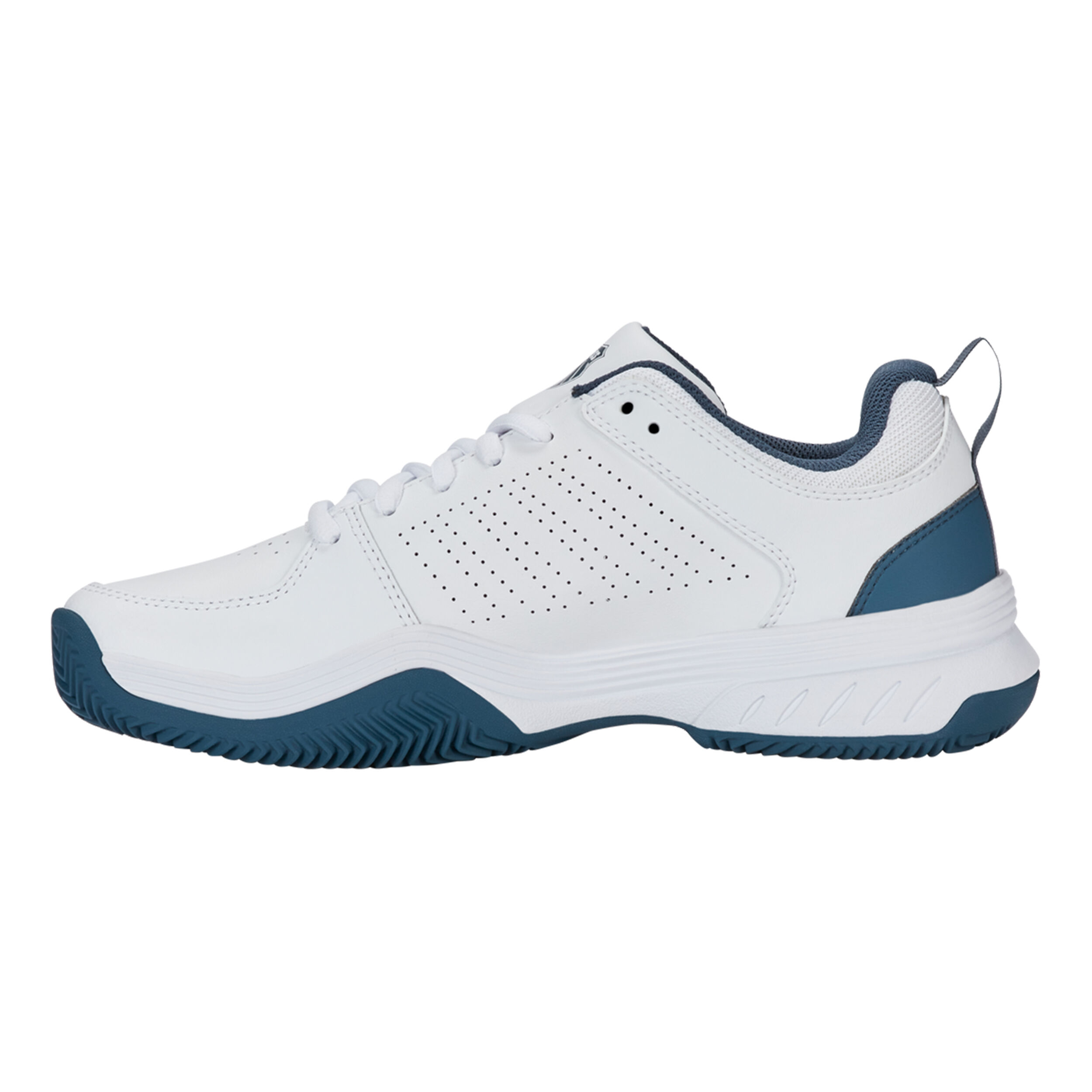 K-Swiss Court Express 2 Chaussure Terre Battue Hommes - Blanc , Bleu Foncé