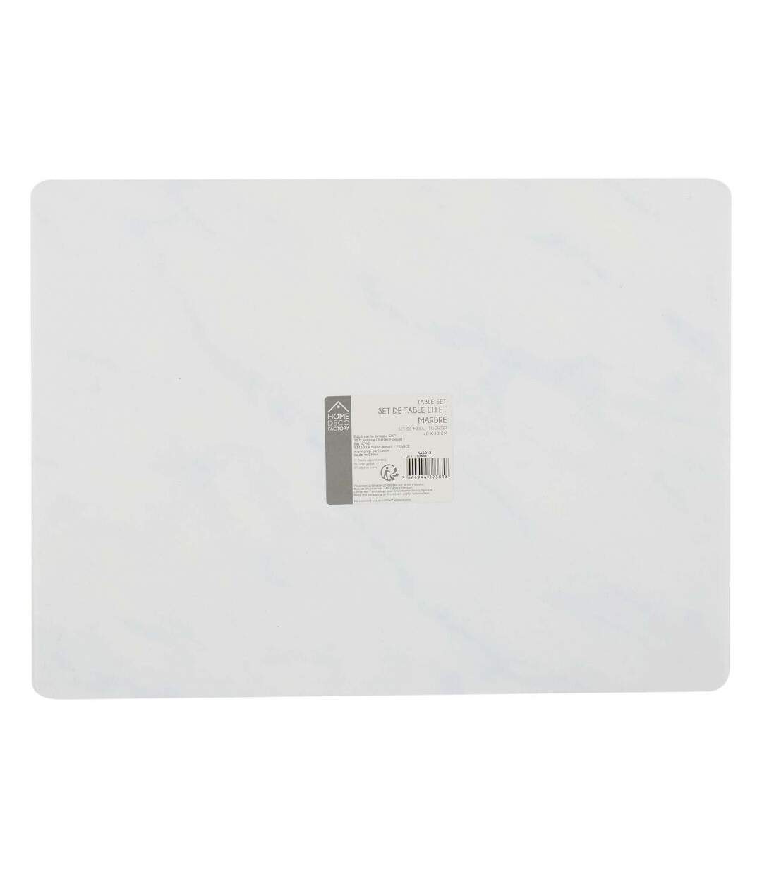 Set de table effet marbre 40 x 30 cm