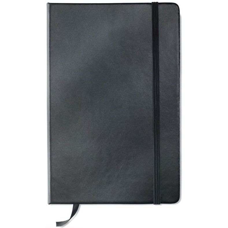 Carnet publicitaire piqué 14 x 21 cm ligné 192 pages - marquage multicolore