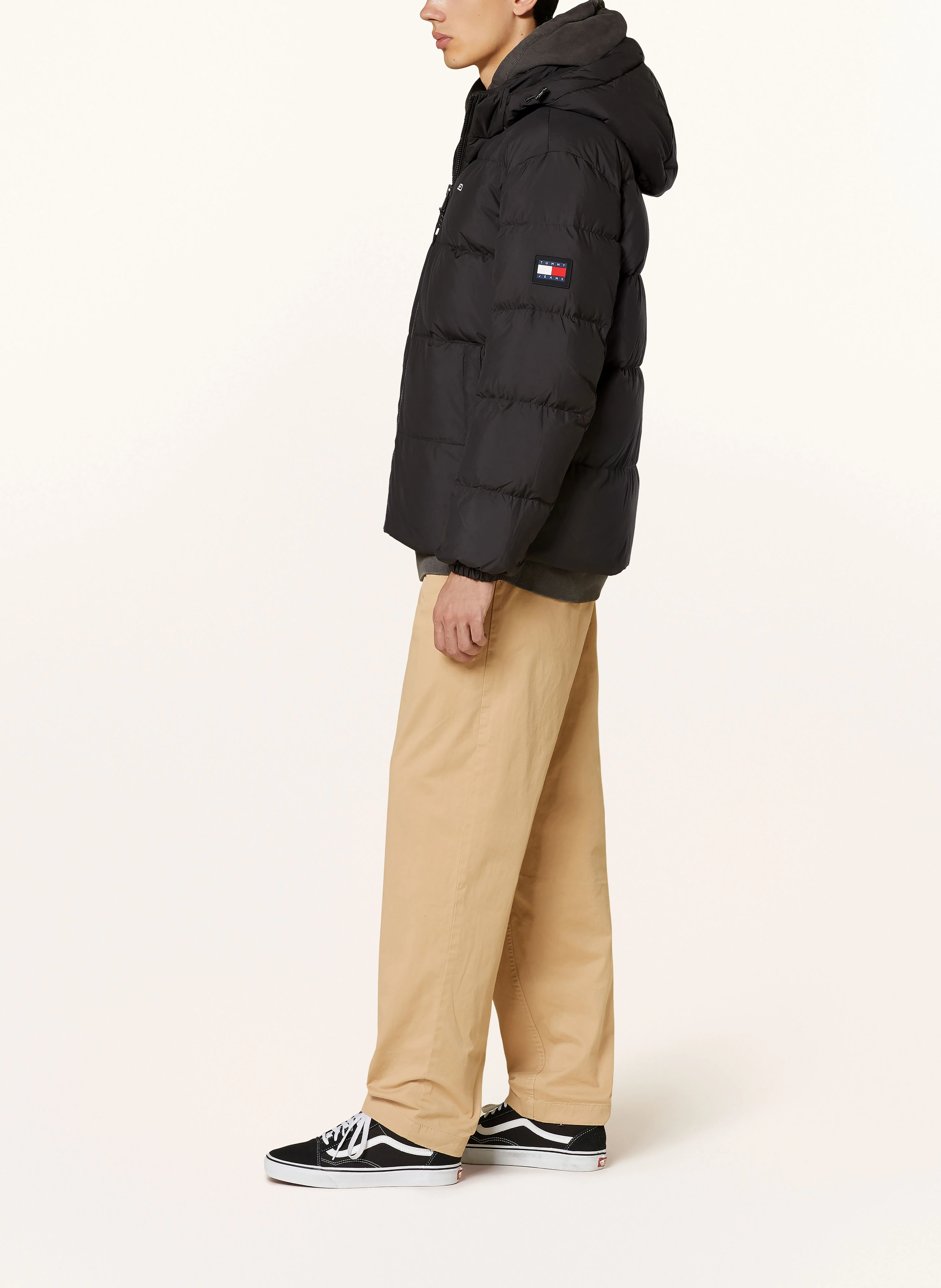 TOMMY JEANS Daunenjacke mit abnehmbarer Kapuze