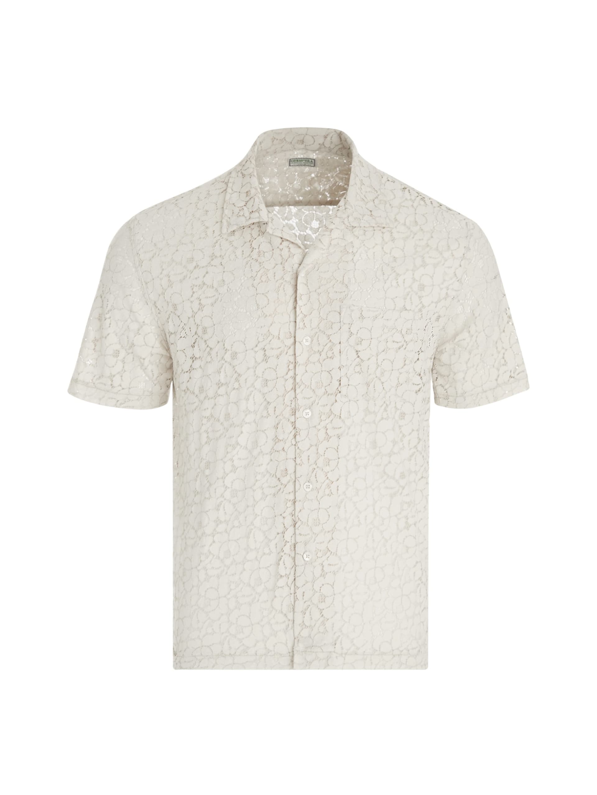 Camisa de acampamento com renda