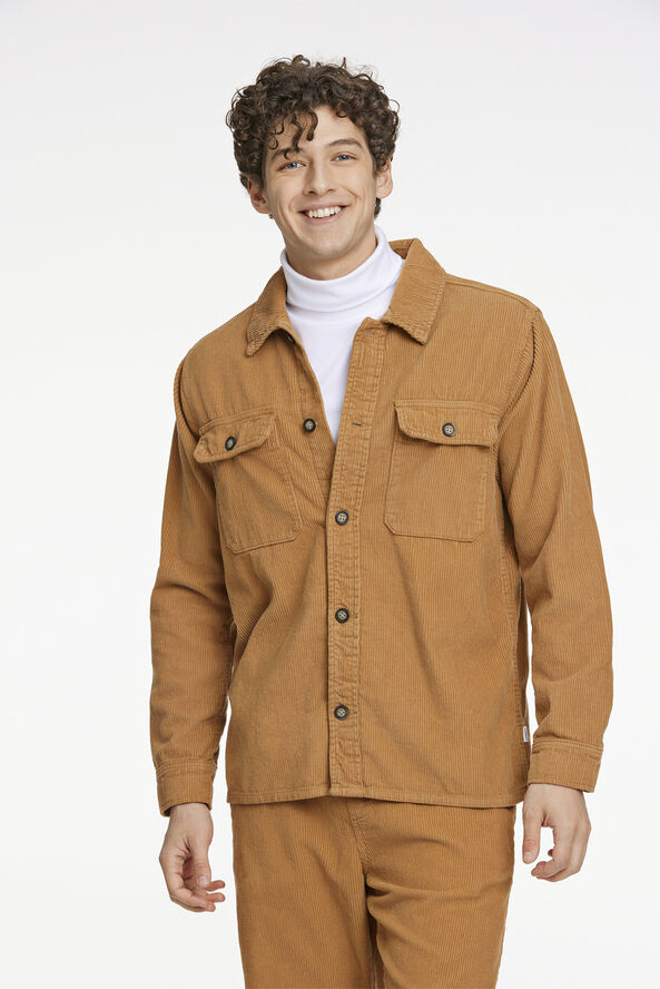 Lindbergh Corduroy overshirt Camel