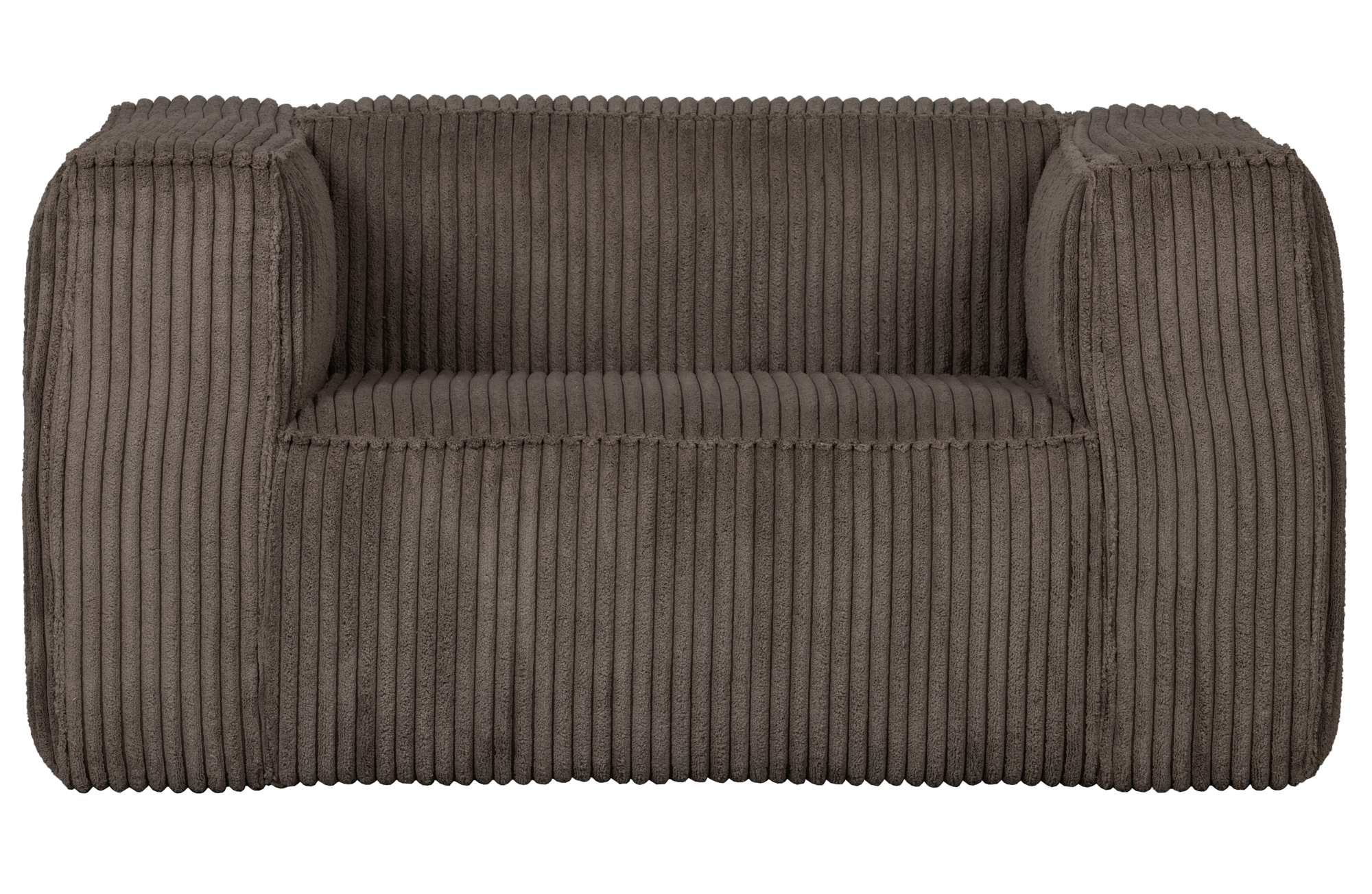 Bean fauteuil grove ribstof Mud