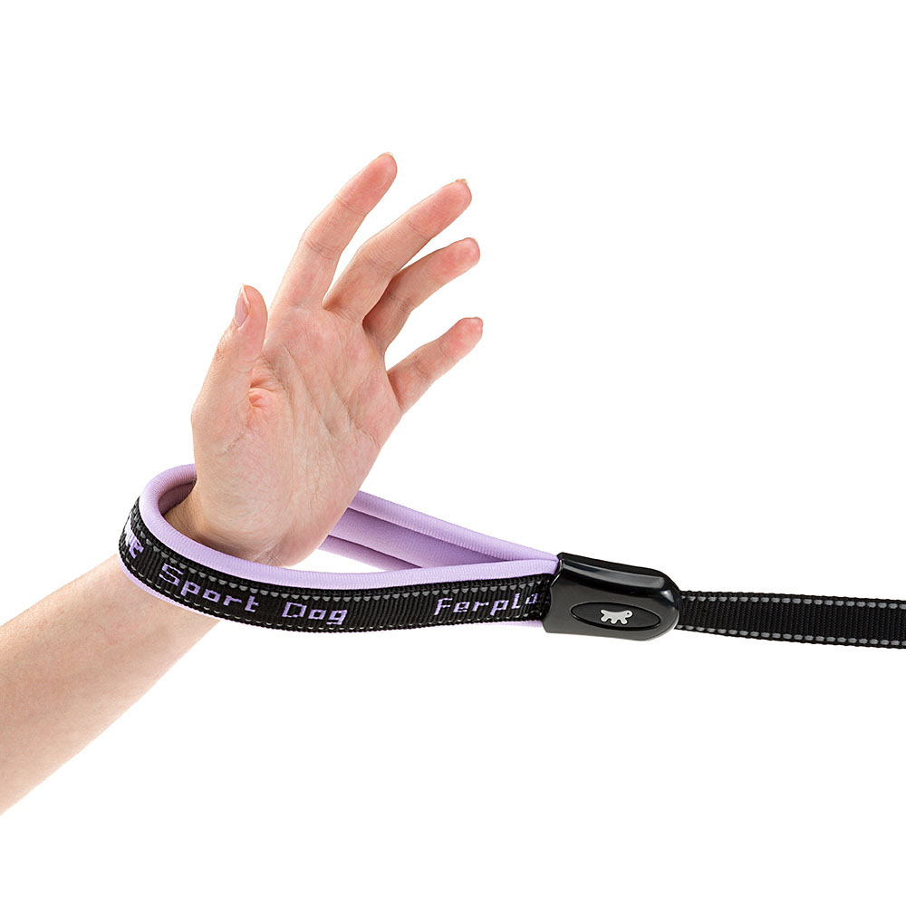 Ferplast laisse pour le dressage de chiens sport dog matic ga20/200, mousqueton innovant avec mécanisme magnétique, poignée