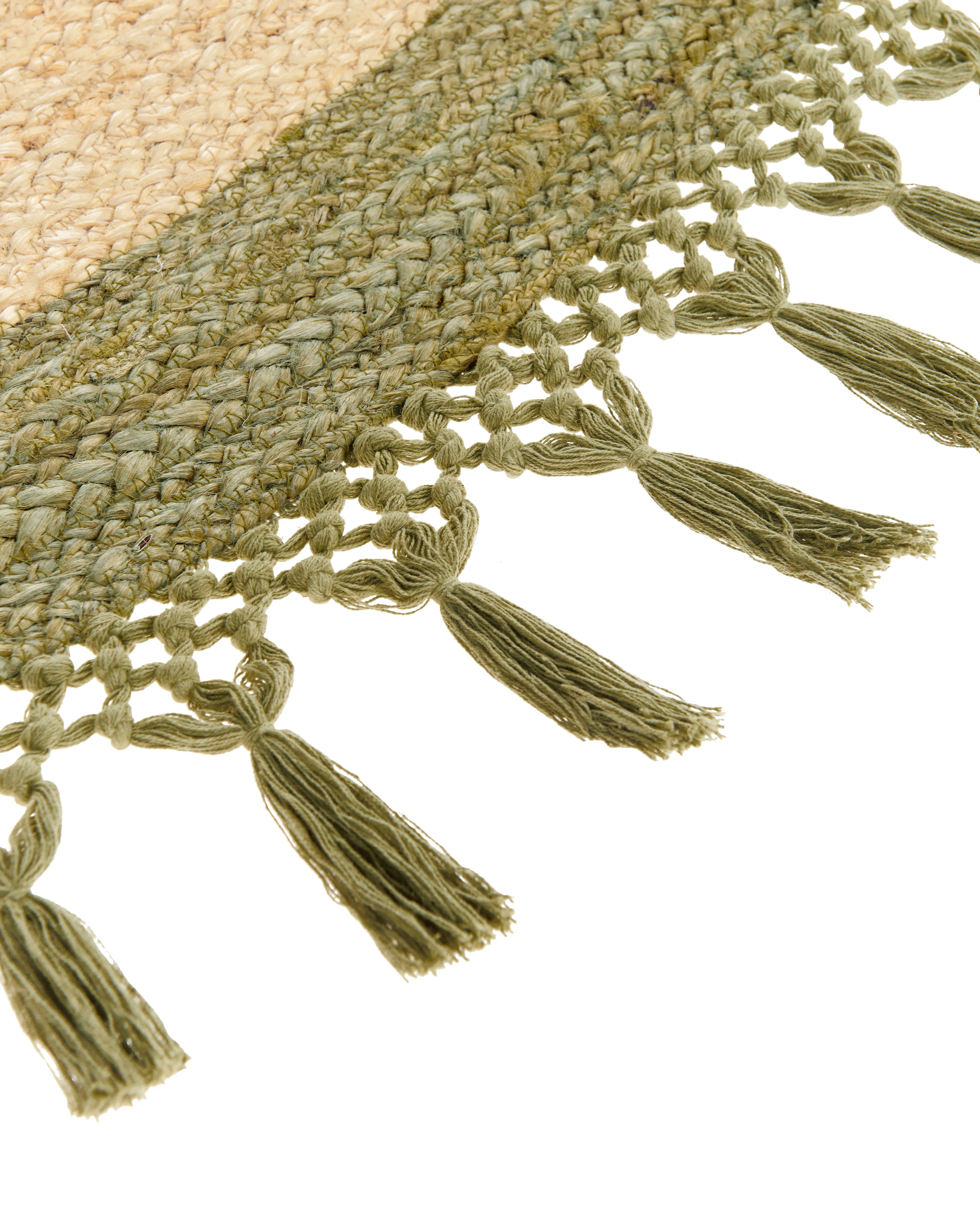 Vloerkleed MARTS Groen ø 200 cm Jute