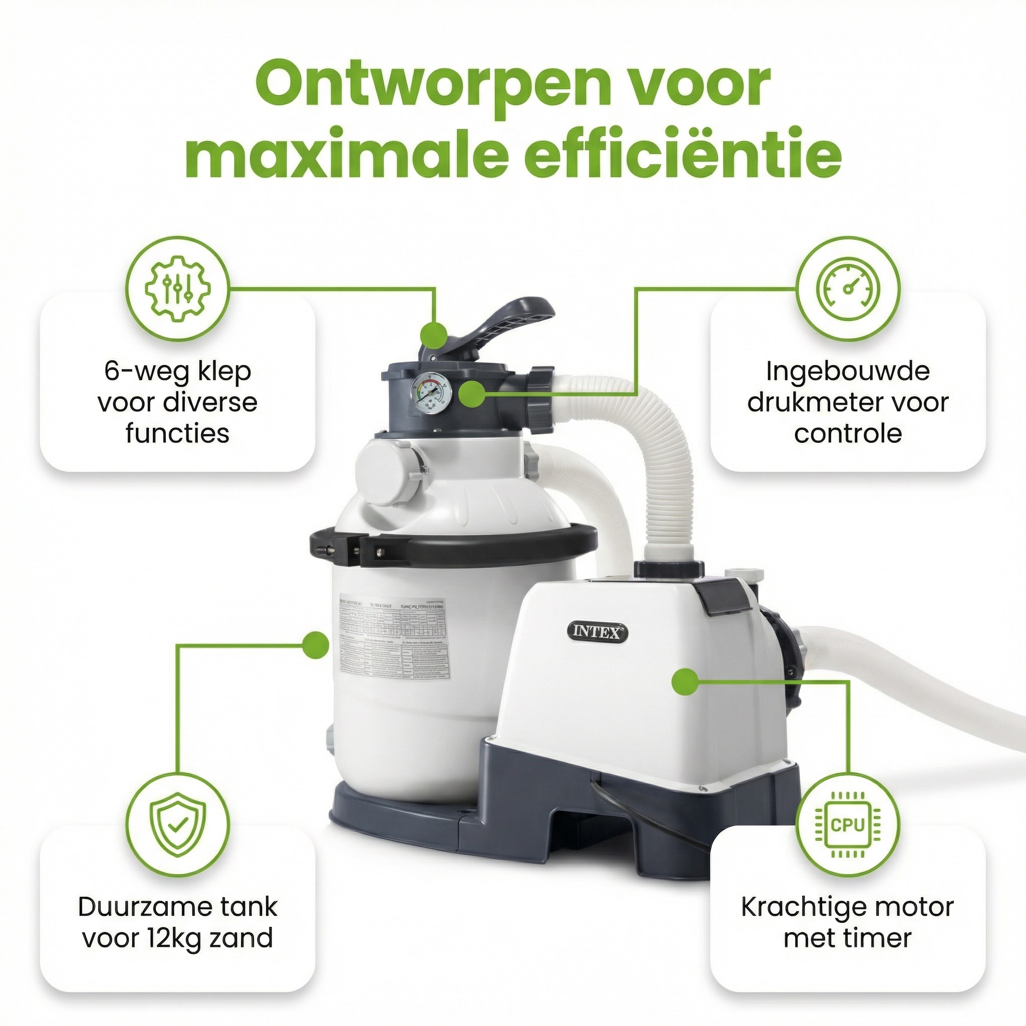 Intex SX1500 4000 l/u zandfilterpomp