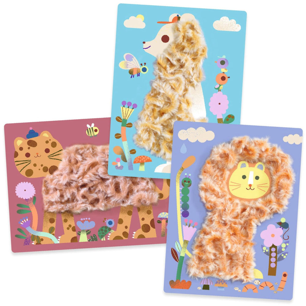 Køb Djeco Kreativ Garn Fluffy Venner!