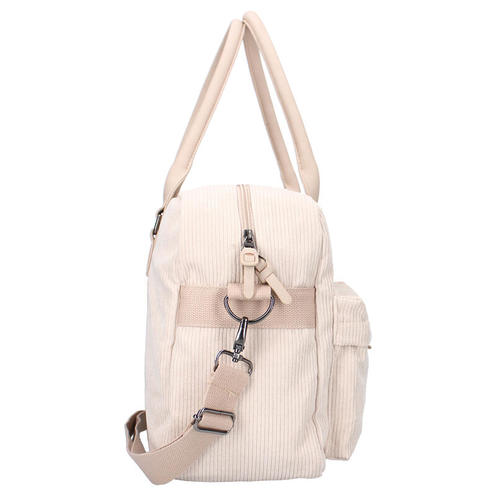 Sac à langer velours côtelé sable - KIDZROOM