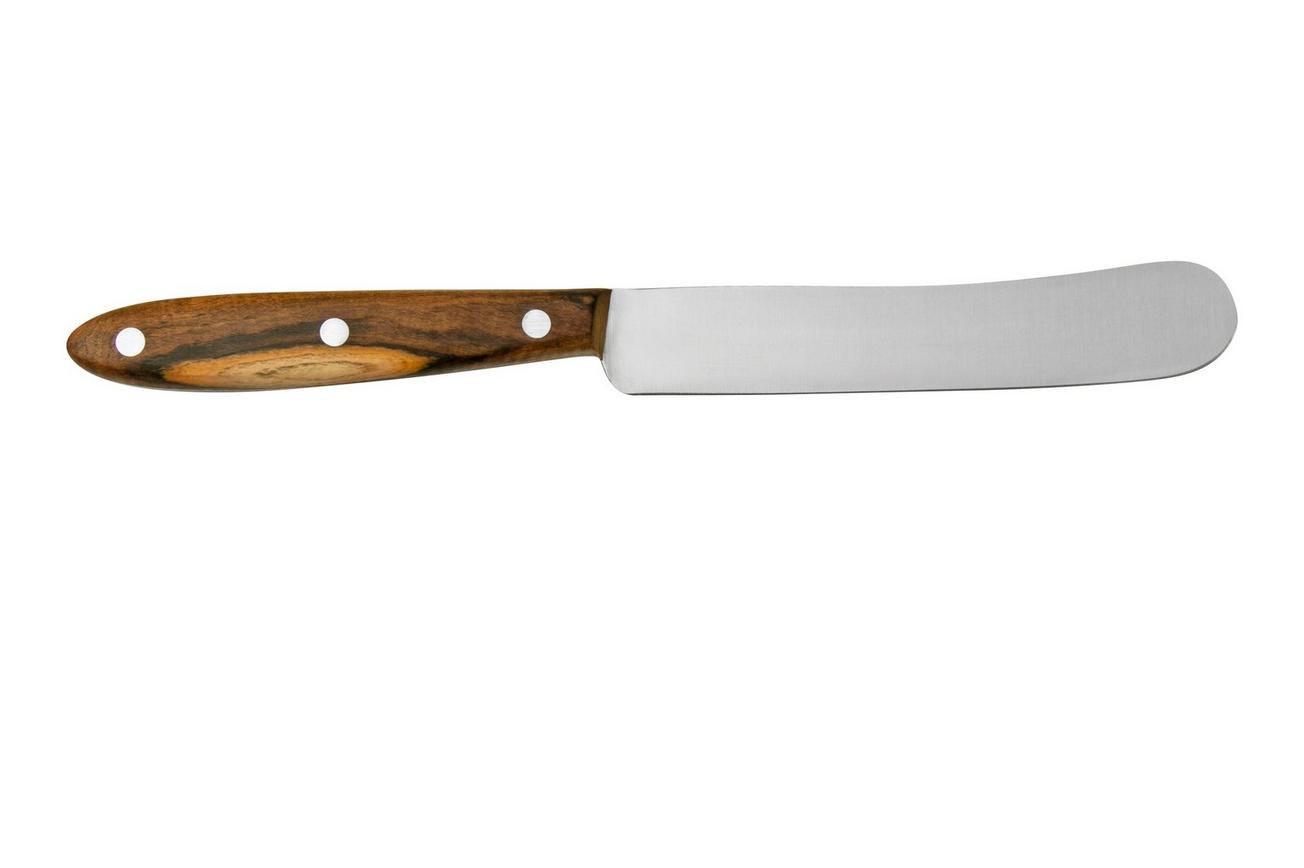 Otter Tafel pistachehout roestvaststaal tafelmes 12,5 cm