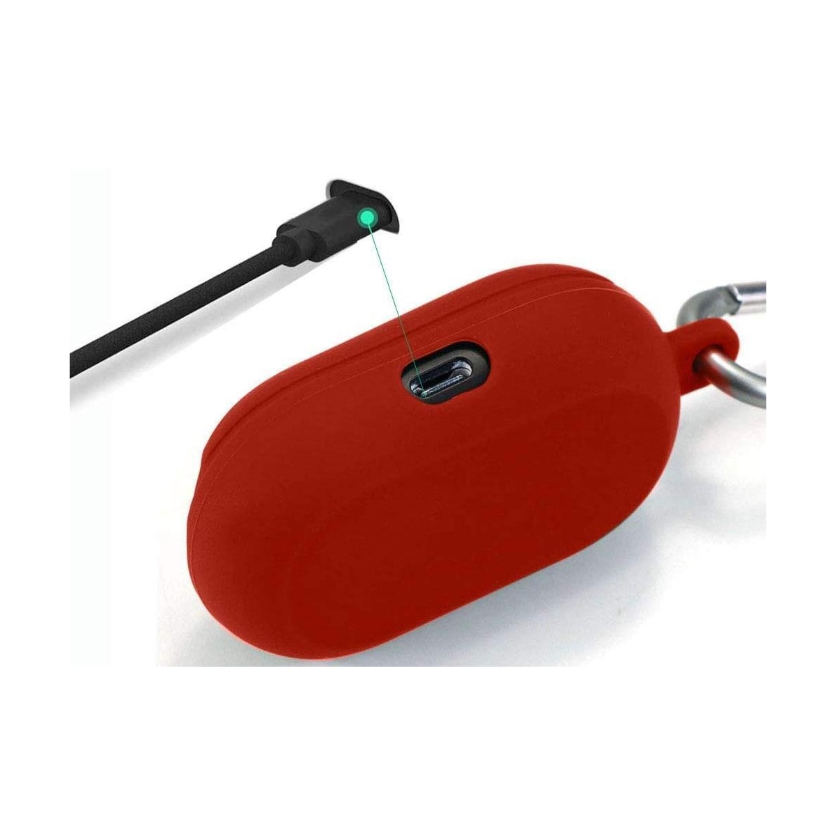 Beskyttelsesveske for Samsung Galaxy Buds (2019), Rød