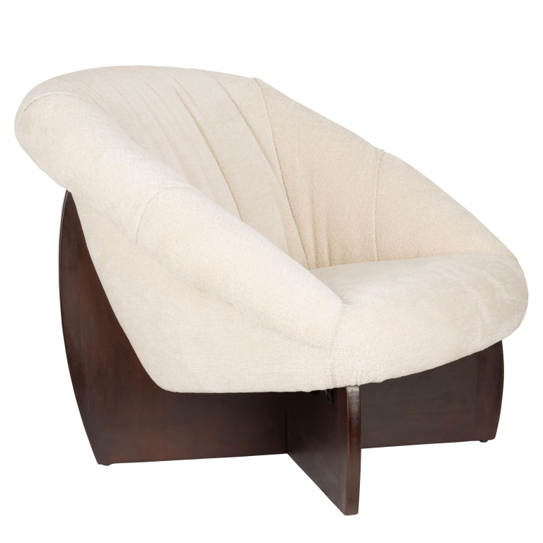 Dutchbone Emilius fauteuil beige