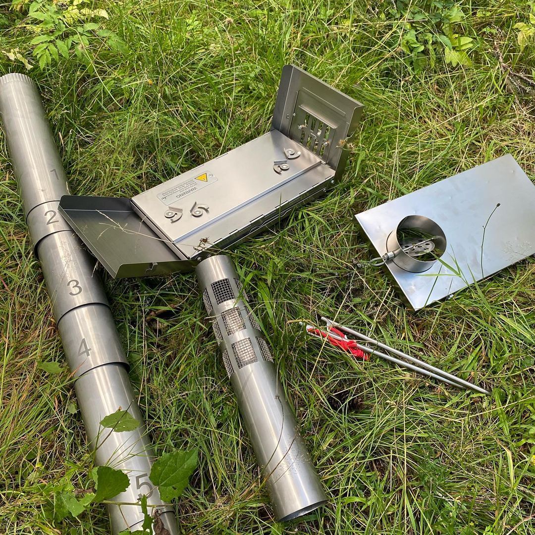Winnerwell Fastfold Plus Titanium<br>Superlett og pakkbar lavvo-ovn