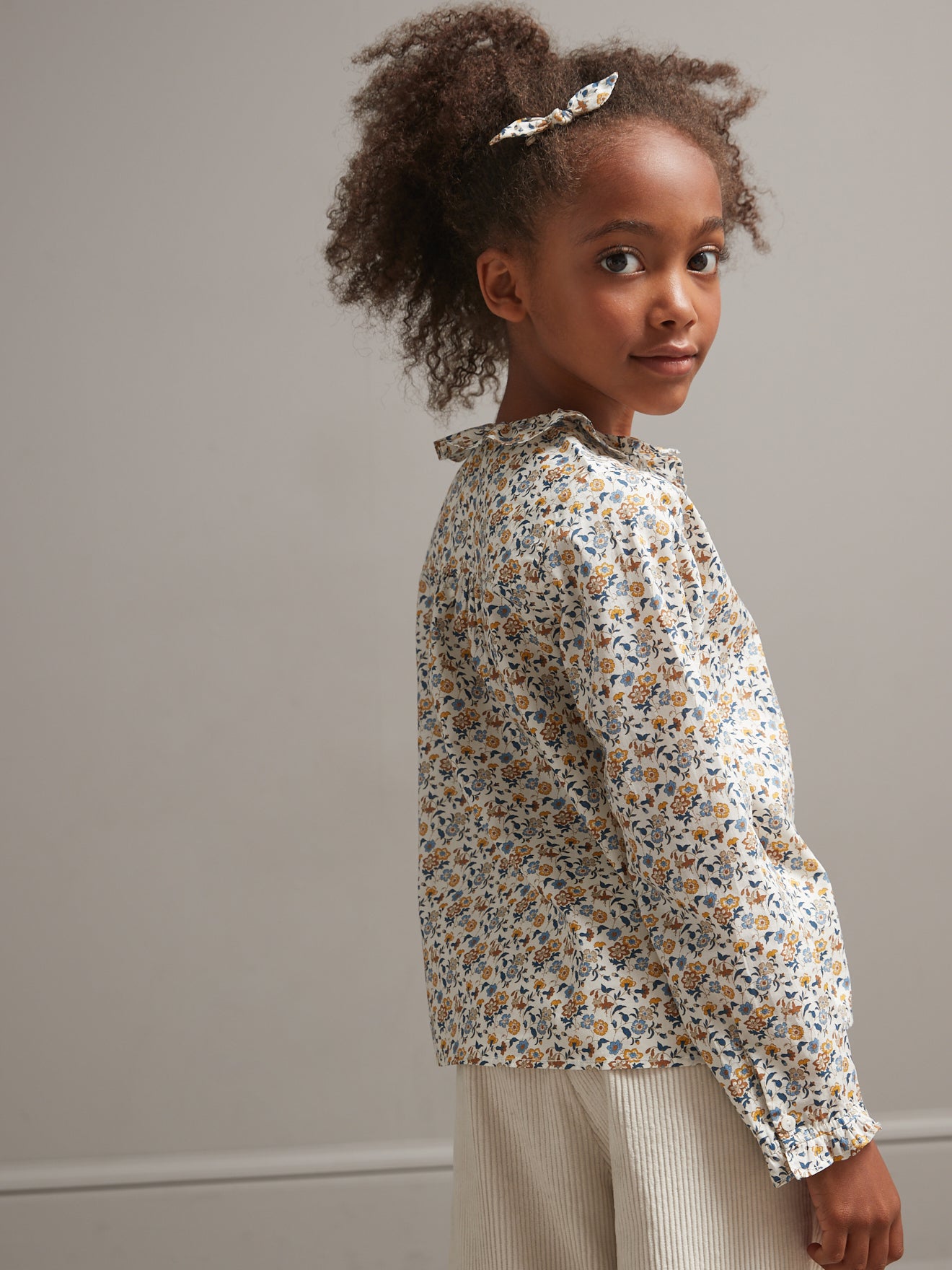 Chemise Fille en tissu Liberty Aisha