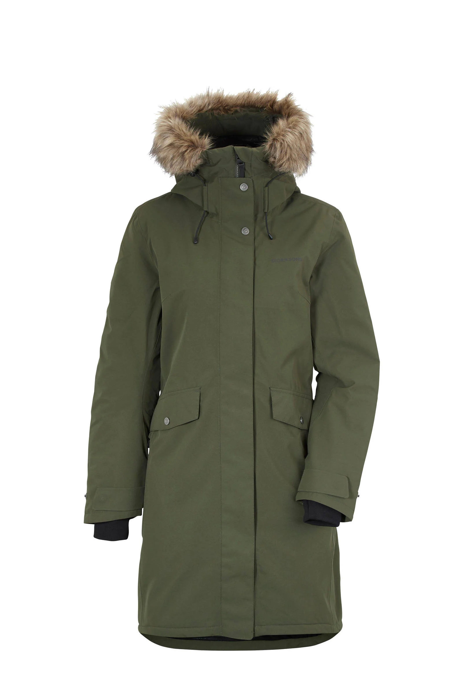 Didriksons parka Erika groen