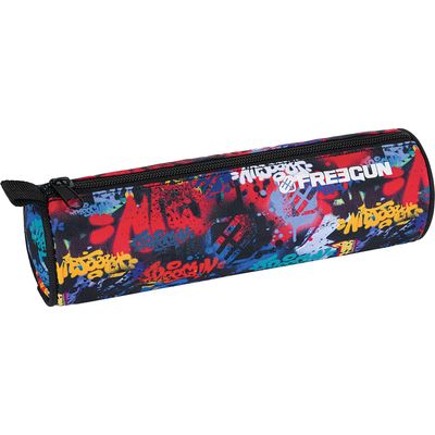 Trousse ronde Freegun - 1 compartiment - disponible dans différentes couleurs - Oberthur