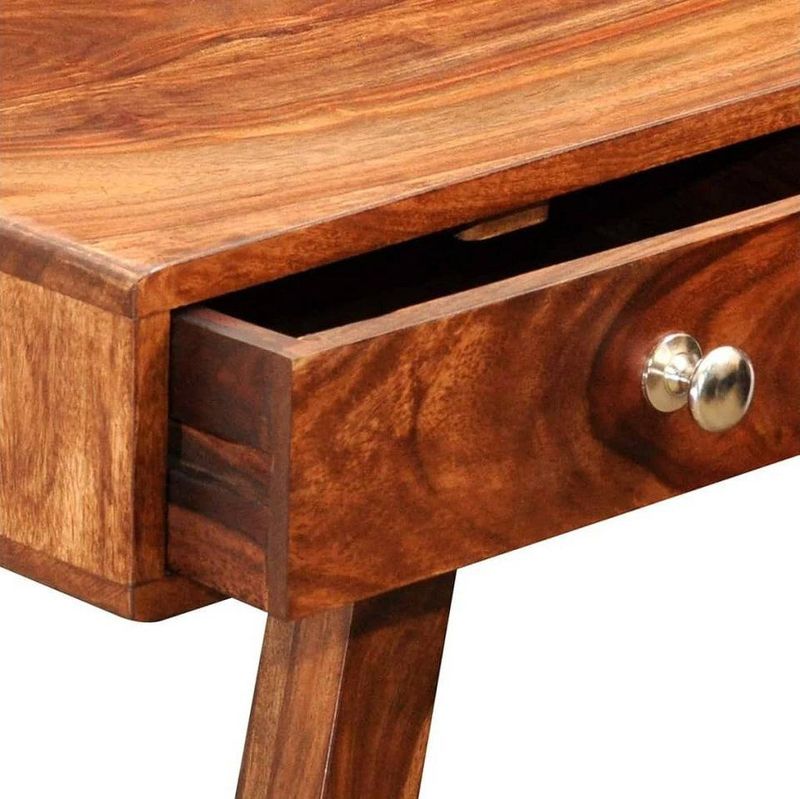 vidaXL Wandtafel - Hout - 76 cm - 3 Lades - Acaciahout