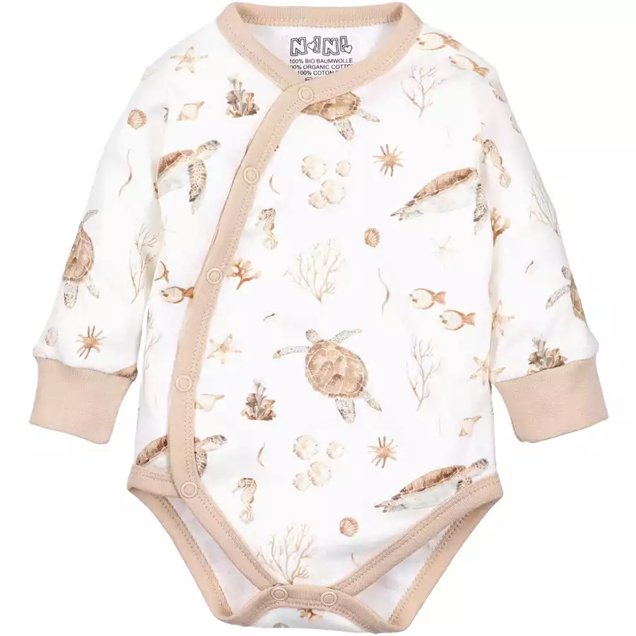 Nini Body Langarm Herbst, Winter weiß