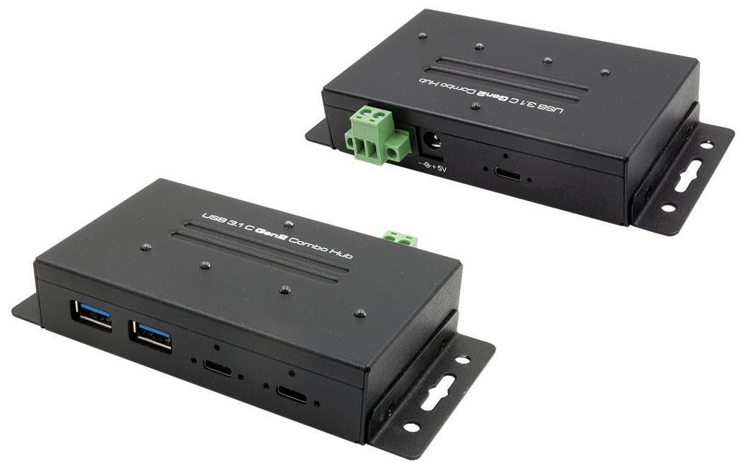 USB-Hub EX-1240HMVS<br>4-Port-USB-Hub mit Metallgehäuse