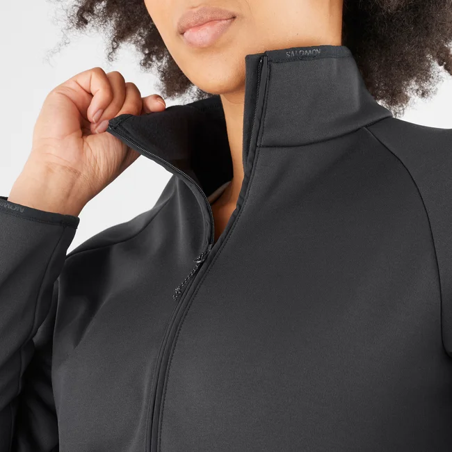 ESSENTIAL WARM  Midlayer-Jacke mit halbem Reißverschluss Damen