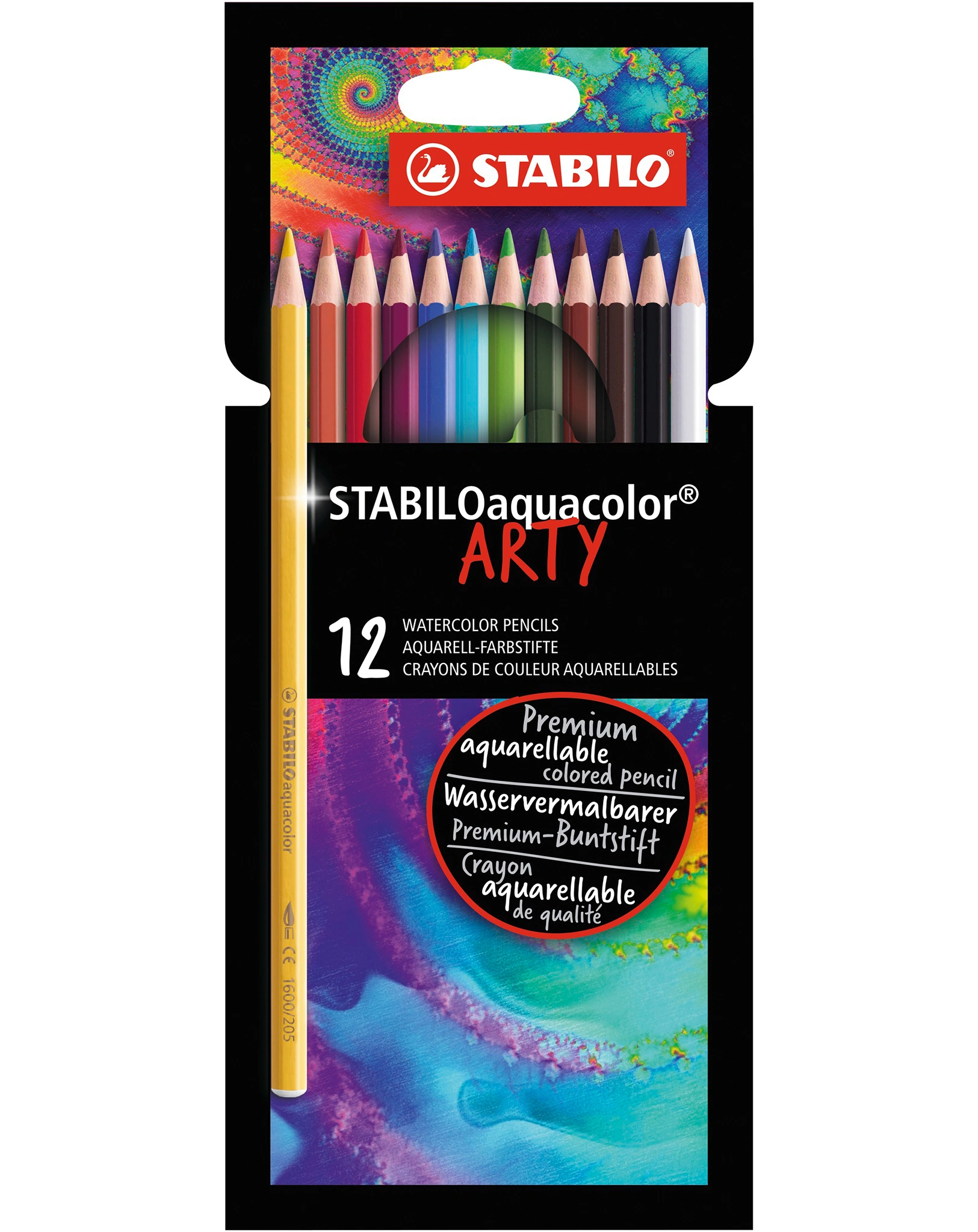Buntstift STABILO® aquacolor ARTY 12er-Pack
