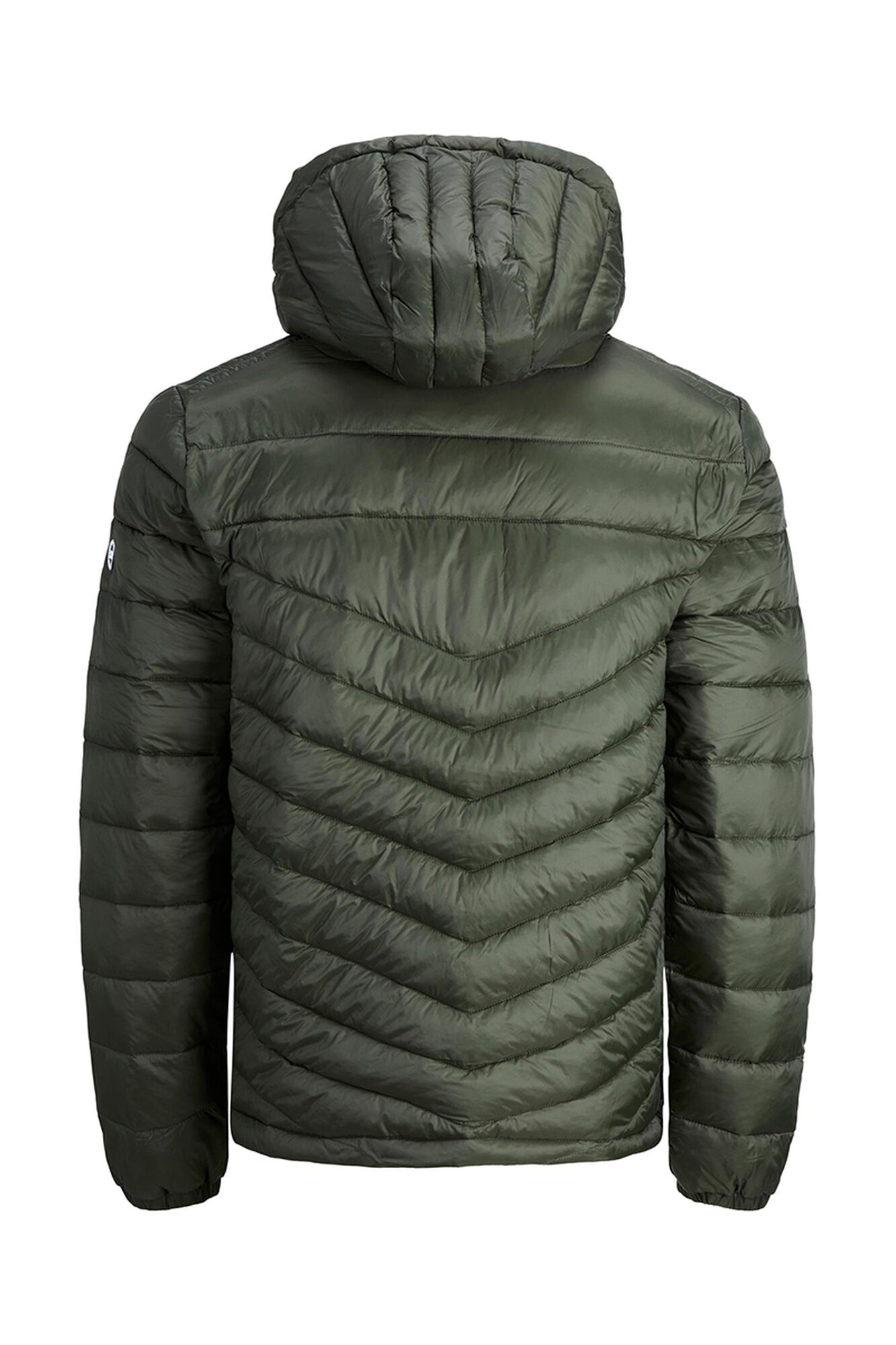 Jaqueta puffer com capuz