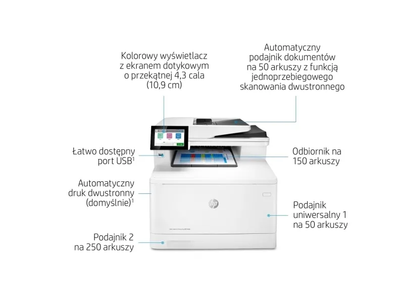 HP Color LaserJet Ent MFP M480f Printer