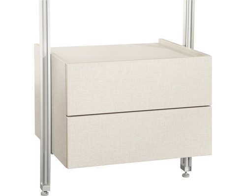 Relax linnenladekast, beige, 550 mm