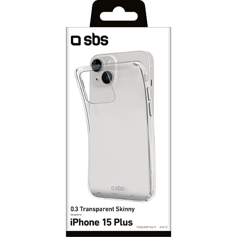 SBS iPhone 15 Plus cover - transparent