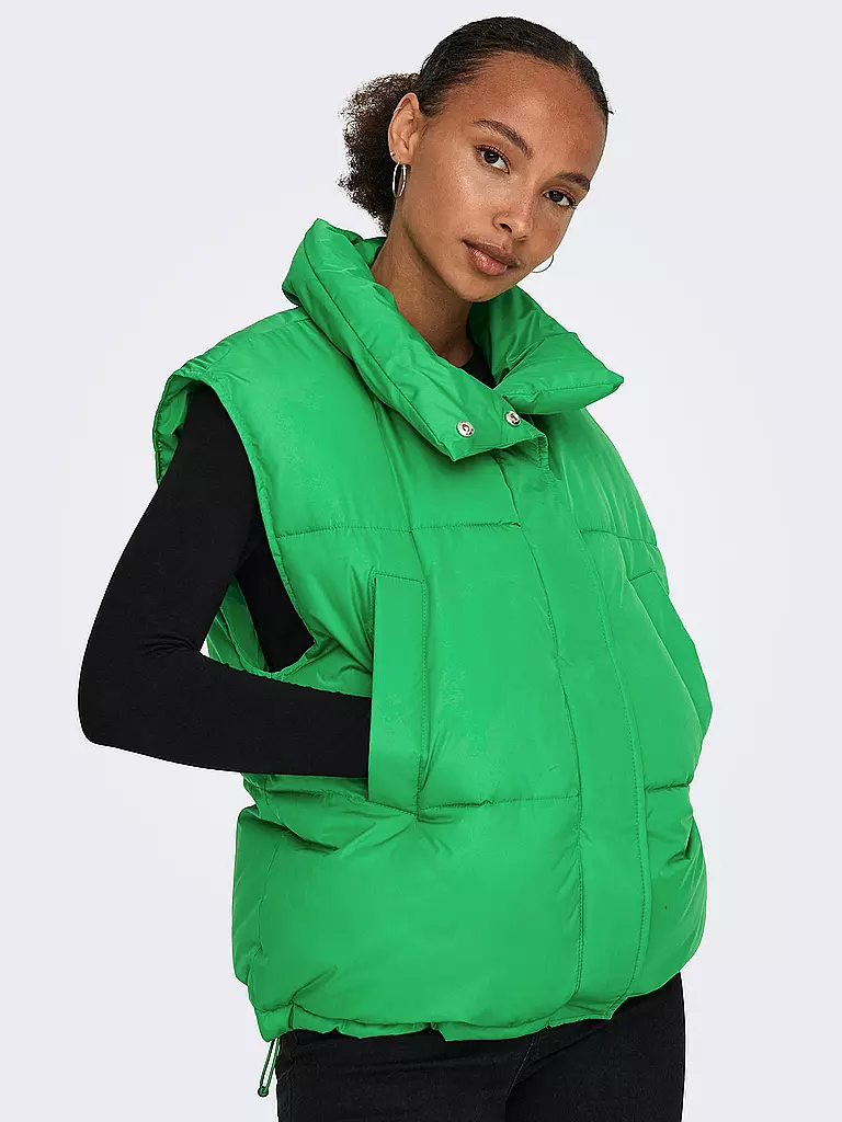 ONLY Steppgilet ONLTENNA grün